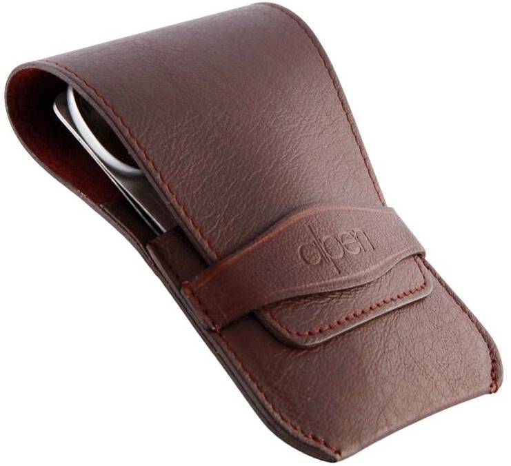 Alpen Sada na manikúru Inox Collection kožená s klopou