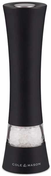 Cole & Mason Elektrický mlýnek na sůl nebo pepř Burford Classic černý