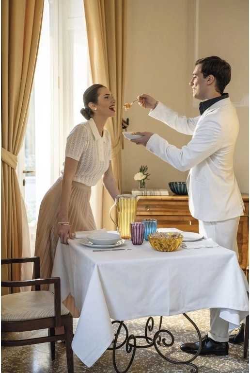 Guzzini Mísa Dolce Vita L 25 cm Turquoise