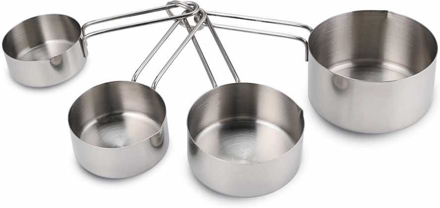 Weis Sada nerezových odměrek 4 ks