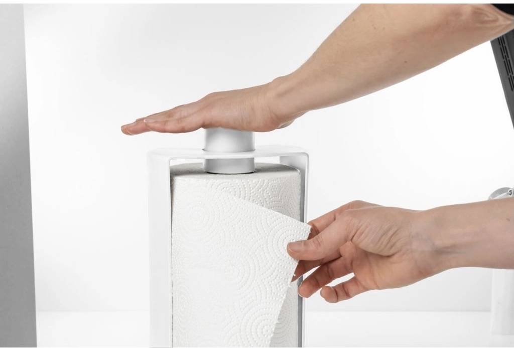 BlimPlus Stojan na papírové utěrky Stop Arctic White