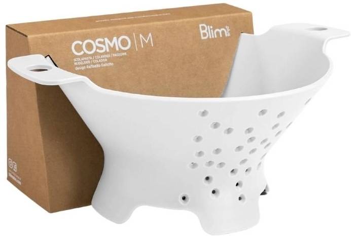 BlimPlus Cedník s podstavcem Cosmo Arctic White