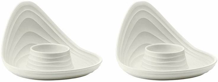 Guzzini Stojánky na vajíčka 2 ks bílé