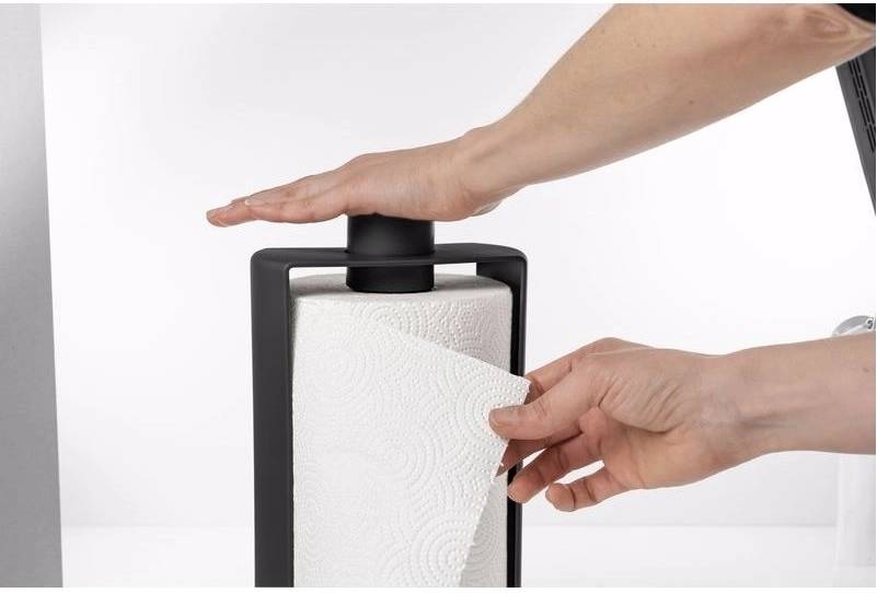 BlimPlus Stojan na papírové utěrky Stop Carbon Black