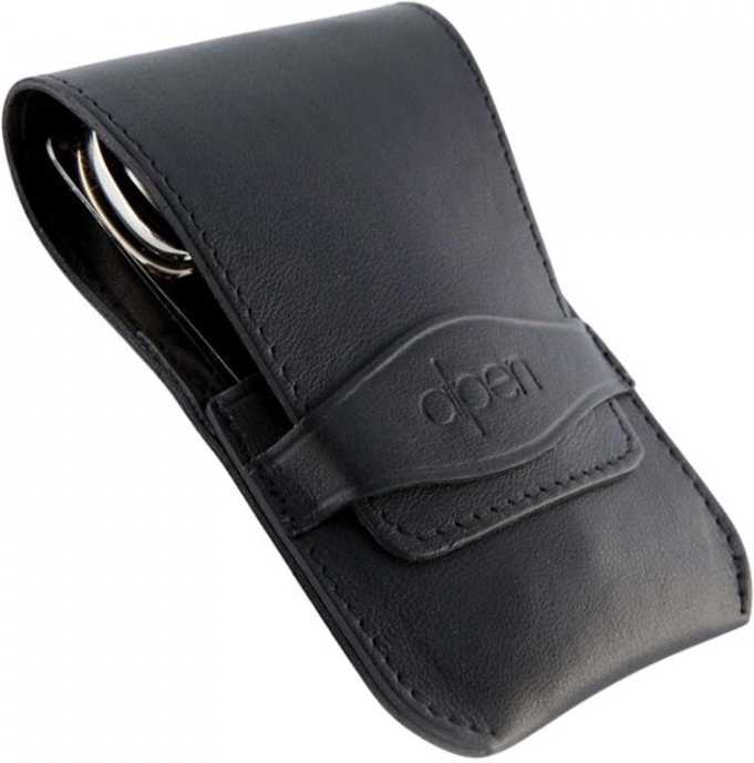 Alpen Manikúrní sada Nickel kožená 5 ks černá