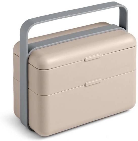 BlimPlus Box na jídlo Bauletto M Moka Grey