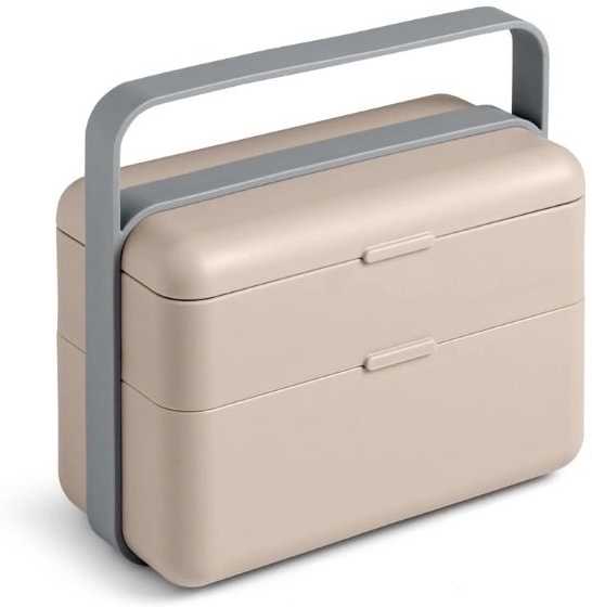 BlimPlus Box na jídlo Bauletto M Moka Grey