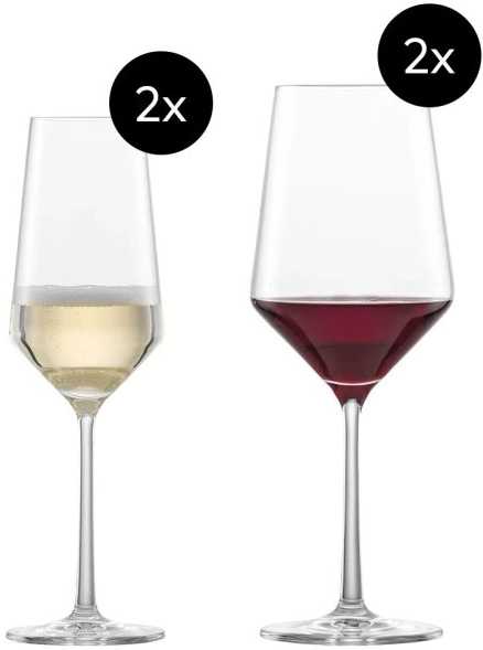 Zwiesel Glas Sada 4 sklenic na víno DATE NIGHT PURE