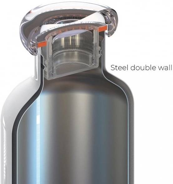 Guzzini Termoláhev On The Go Sgrafiti I 500 ml