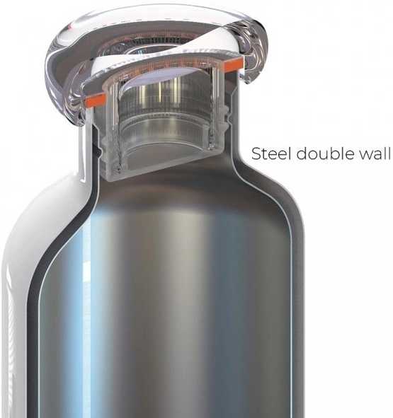 Guzzini Termoláhev On The Go Sgrafiti I 500 ml