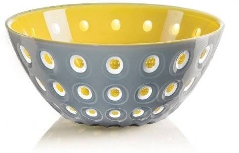Guzzini Mísa Le Murrine 20 cm žlutá, šedá, bílá