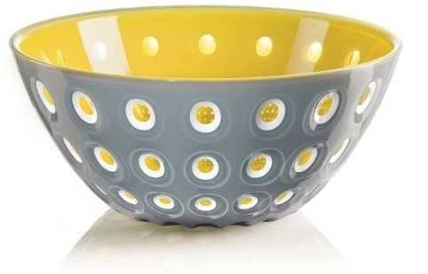 Guzzini Mísa Le Murrine 20 cm žlutá, šedá, bílá