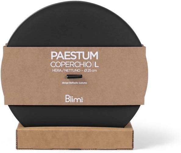 BlimPlus Poklice na mísu Nettuno / Hera L Carbon Black 25 cm