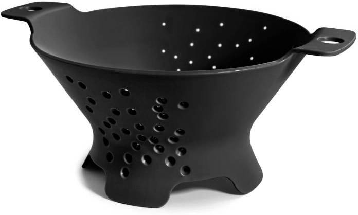 BlimPlus Cedník s podstavcem Cosmo Carbon Black