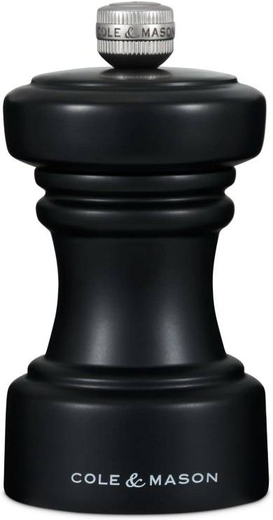 Cole & Mason Mlýnek na sůl Hoxton Black Wood Precision+