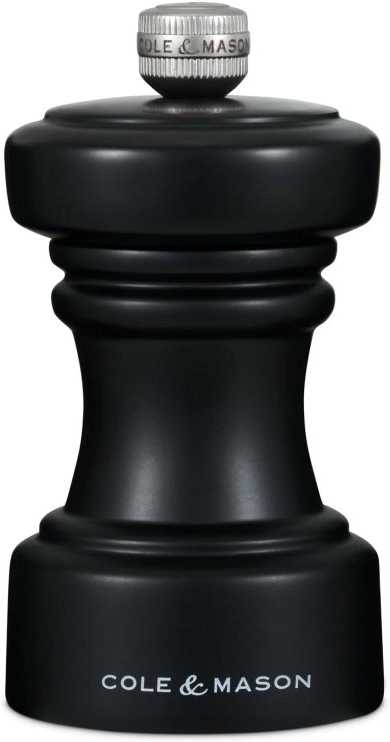 Cole & Mason Mlýnek na sůl Hoxton Black Wood Precision+
