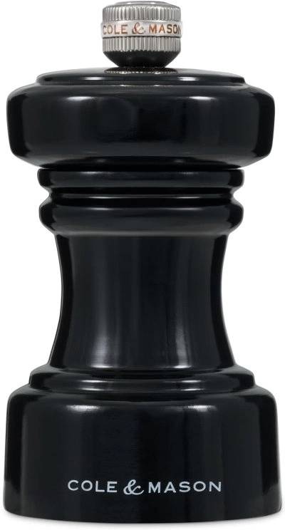 Cole & Mason Mlýnek na sůl Hoxton Black Gloss Precision+