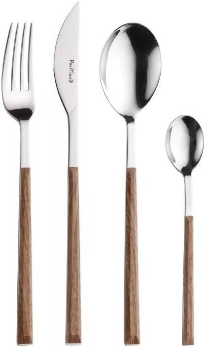 Pintinox Sada 24 ks příborů Sushi Queen Teak