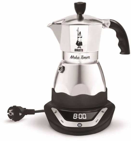 Bialetti Moka kávovar elektrický New Moka Timer na 3 šálky
