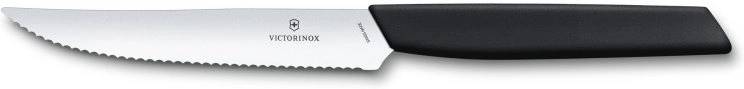 Victorinox Sada příborů s nožem steakovým Swiss Modern 12 ks černá