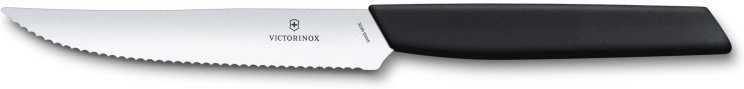 Victorinox Sada příborů s nožem steakovým Swiss Modern 12 ks černá