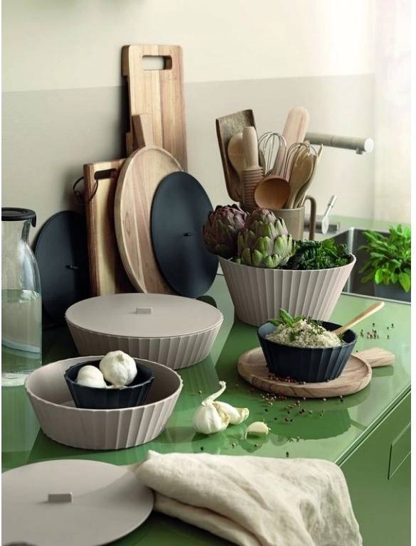 BlimPlus Mísa Hera XS Moka Grey 10 cm