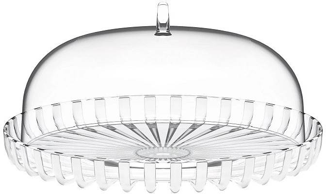 Guzzini Podnos na dort s poklopem Dolce Vita Mother of Pearl