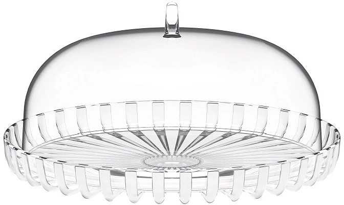 Guzzini Podnos na dort s poklopem Dolce Vita Mother of Pearl