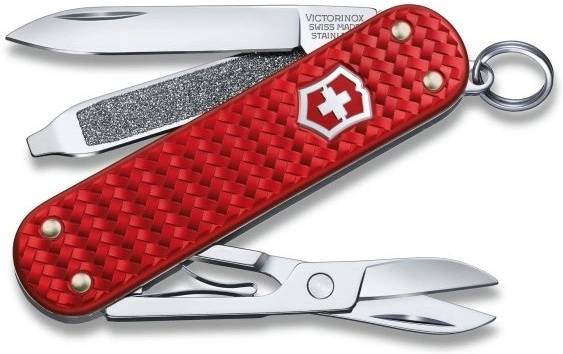 Victorinox Kapesní nůž Classic Precious Alox Iconic Red