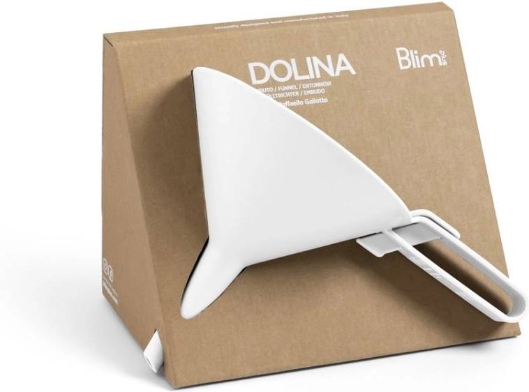 BlimPlus Nálevka s praktickou uzávěrou Dolina Arctic White