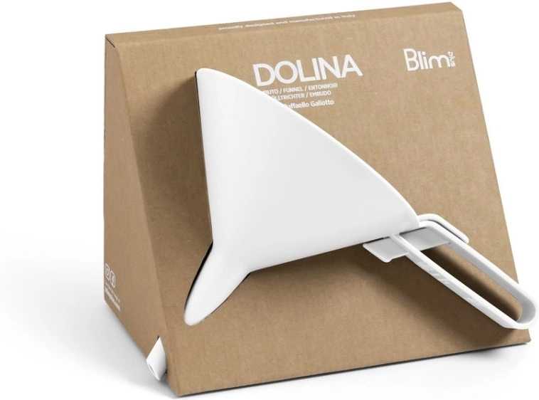 BlimPlus Nálevka s praktickou uzávěrou Dolina Arctic White