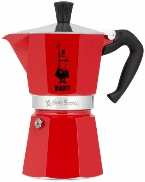 Bialetti Moka kávovar Moka Express na 6 šálků červený
