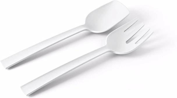 BlimPlus Příbor Paestum na servírování salátu Arctic White