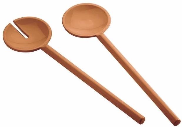 Guzzini Příbor na servírování salátu Tiffany terracotta
