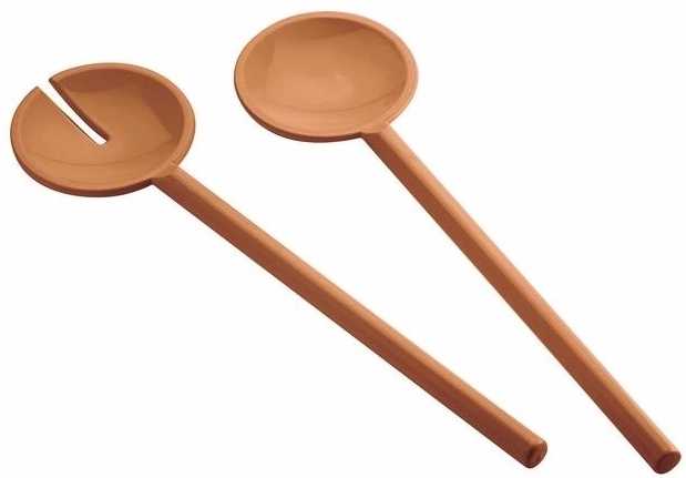 Guzzini Příbor na servírování salátu Tiffany terracotta