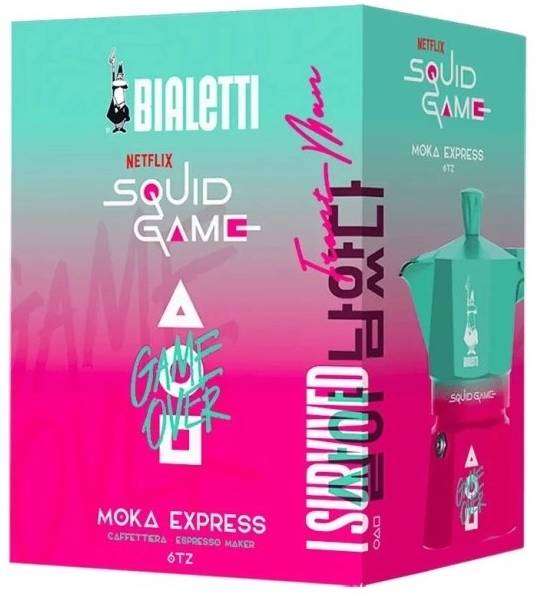 Bialetti Moka kávovar Moka Express Squid Gam na 6 šálků