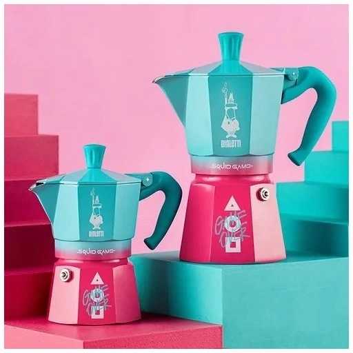 Bialetti Moka kávovar Moka Express Squid Gam na 6 šálků