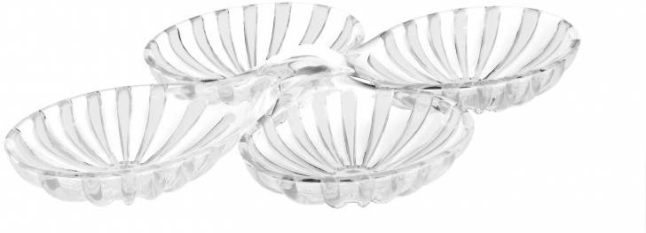 Guzzini Sada dvou propletených misek Dolce Vita Mother of Pearl