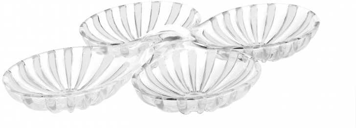 Guzzini Sada dvou propletených misek Dolce Vita Mother of Pearl