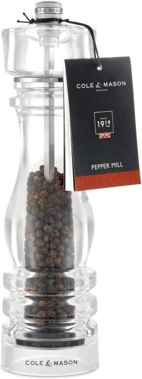 Cole & Mason Mlýnek na pepř London Acrylic Precision+ 22 cm