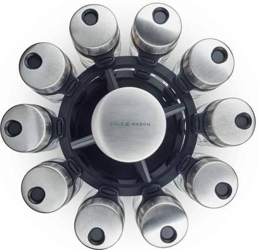 Cole & Mason Otočný stojan s kořenkami 20 ks