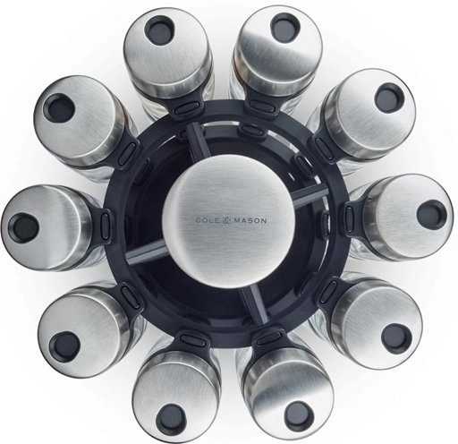 Cole & Mason Otočný stojan s kořenkami 20 ks