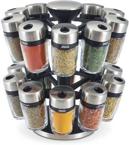 Cole & Mason Otočný stojan s kořenkami 20 ks