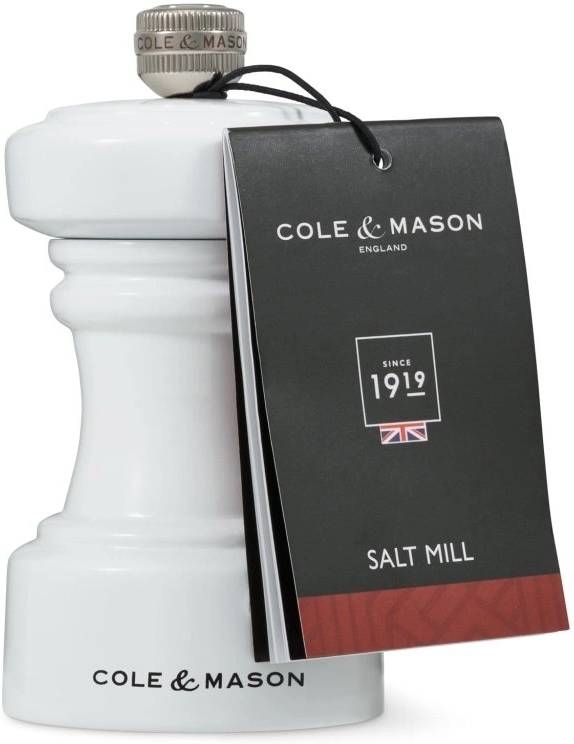 Cole & Mason Mlýnek na sůl Hoxton White Gloss Precision+