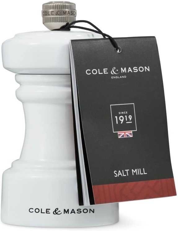 Cole & Mason Mlýnek na sůl Hoxton White Gloss Precision+