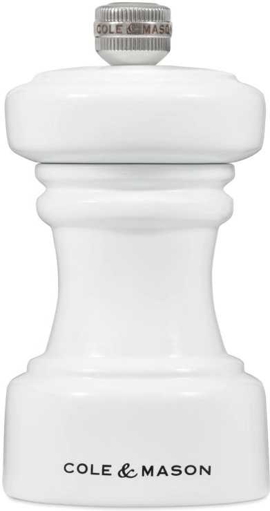 Cole & Mason Mlýnek na sůl Hoxton White Gloss Precision+