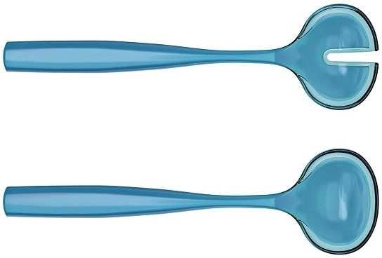 Guzzini Příbor na servírování salátu Dolce Vita Turquoise