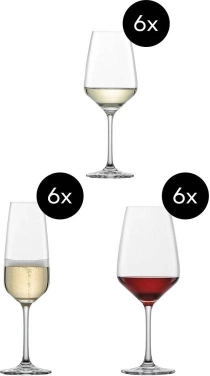 Zwiesel Glas Sada sklenic na víno TULIP 18 ks