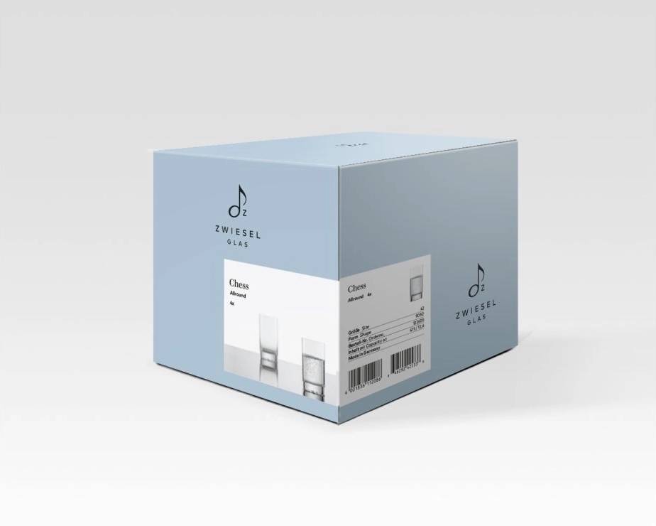 Zwiesel Glas Sada 4 sklenic na vodu CHESS