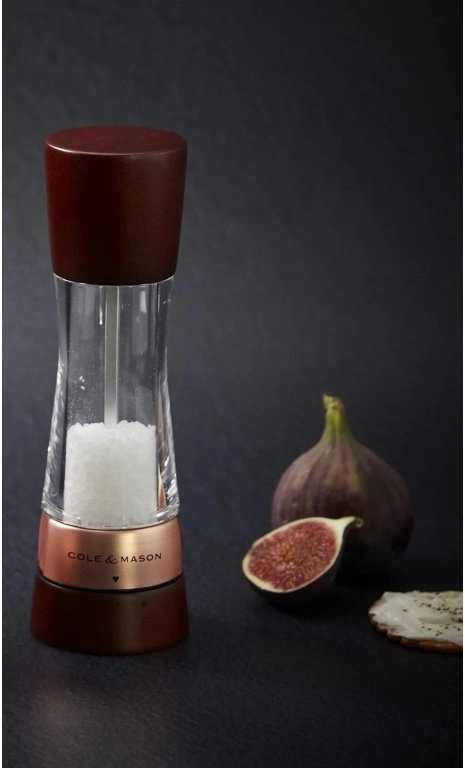 Cole & Mason Mlýnek na sůl Derwent Chestnut Rose Gold
